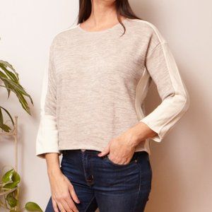 J Crew Oatmeal Crew Neck Sweater